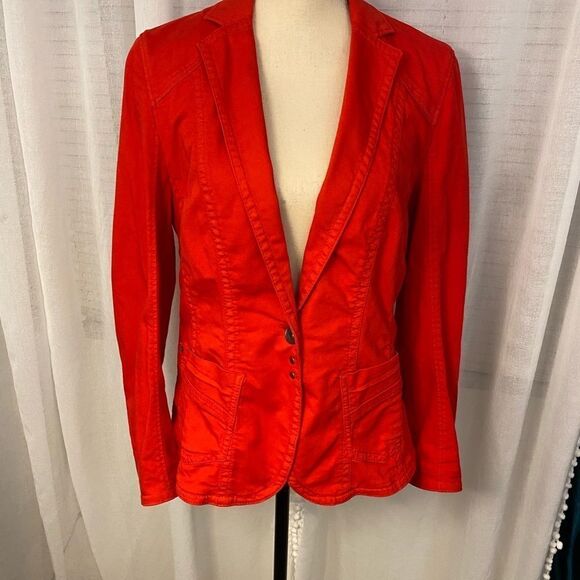 Marc Cain red jacket, size 6 - Picture 1 of 6